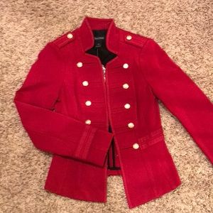 White House Black Market Red Blazer